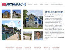 Tablet Screenshot of abonmarche.com